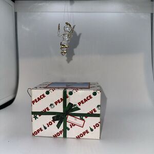 House of Lloyd Spun Glass Angel Minitaures Ornaments Around The World Set Of 6